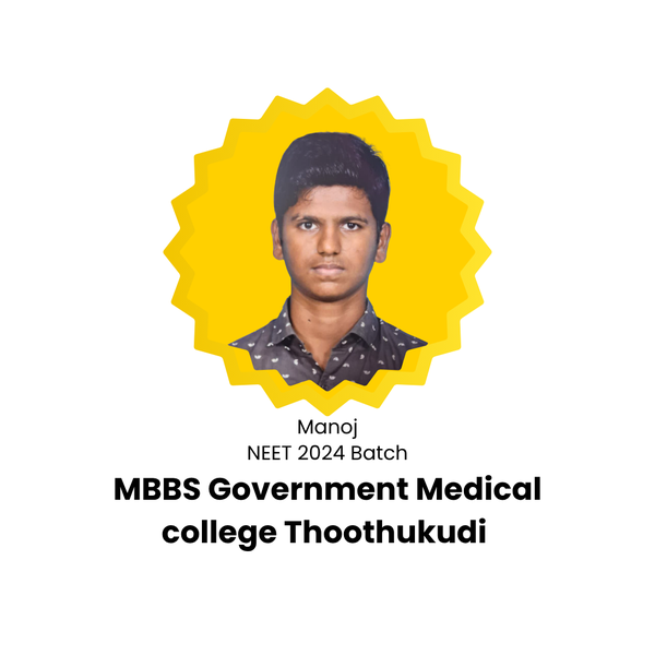 Chitti student who cleared NEET/JEE and joined a top college